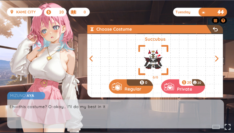 新作[互动SLG/动态] 摄影秘语  Kameko:Cosplay Ver1.0 官中步兵版 [3.70G]
